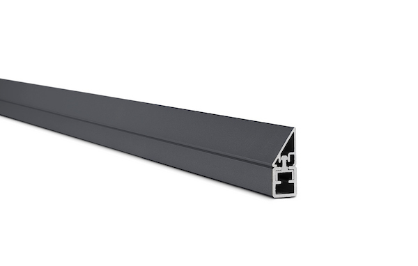 Aluminium Unterleiste für RHOMBUS Steckzaun 1800 mm