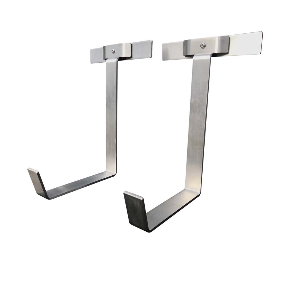 Eindrehhalterung Blumenkasten - 14cm - weissaluminium