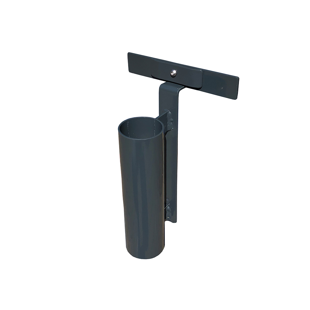 Fahnenhalterung für Doppelstabmatten - anthrazit