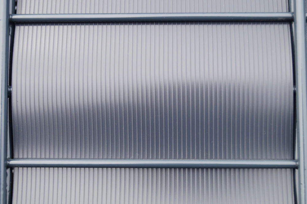 Sichtschutzstreifen, Typ geriffelt